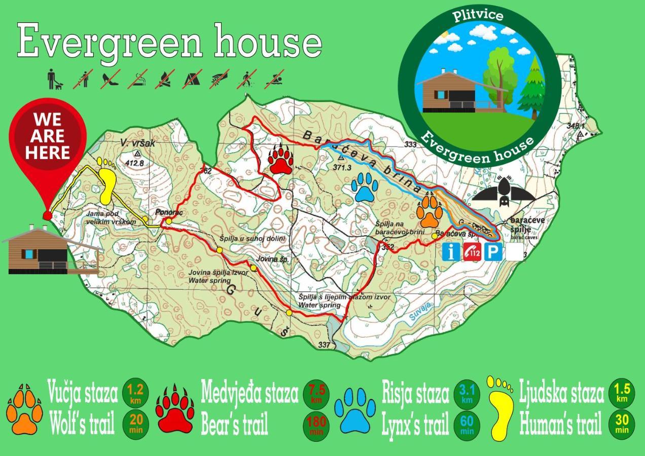 Evergreen House Plitvice Rakovica Extérieur photo
